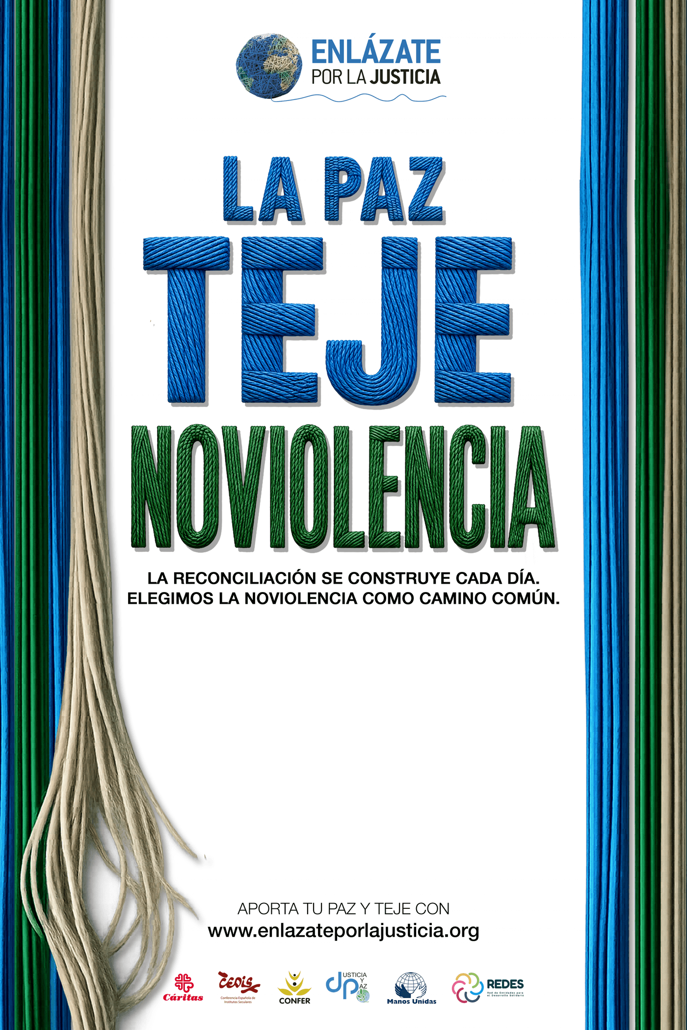Cartel oficial: La Paz teje Noviolencia