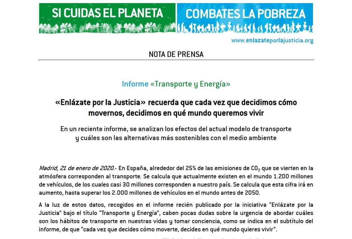 Nota de prensa